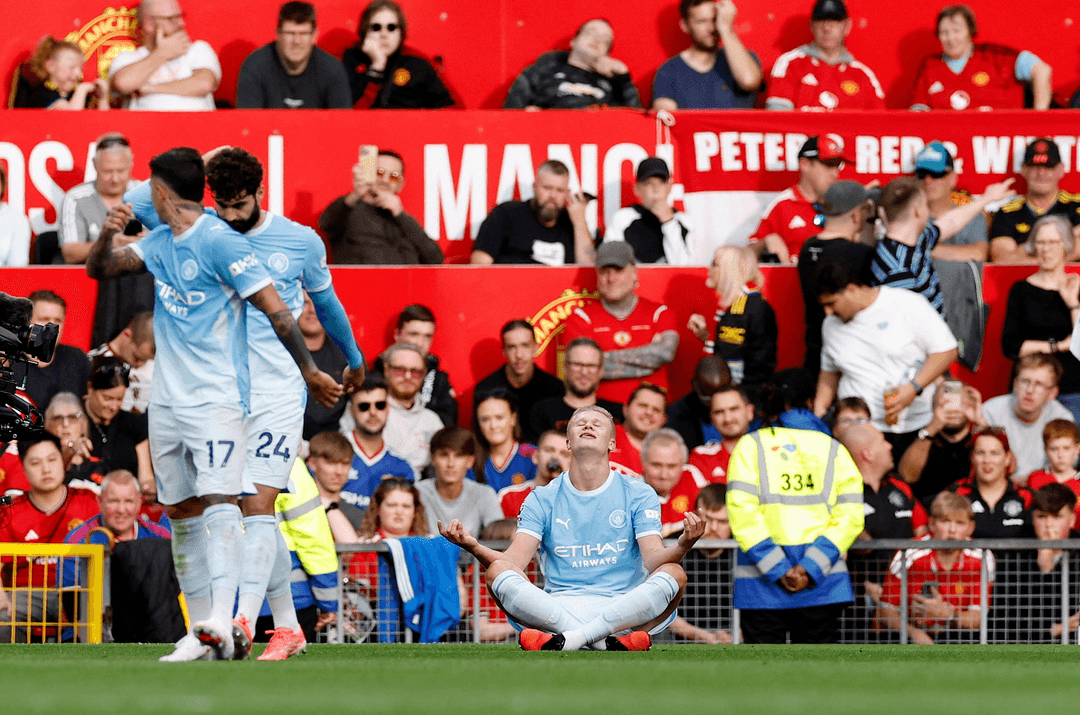 Erling Haaland Leads 10-Man Manchester City to Victory Against Manchester United