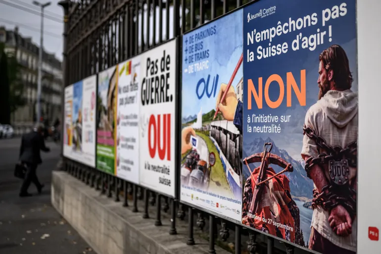 Swiss Voters Decisively Reject Stricter Neutrality Constitutional Limits